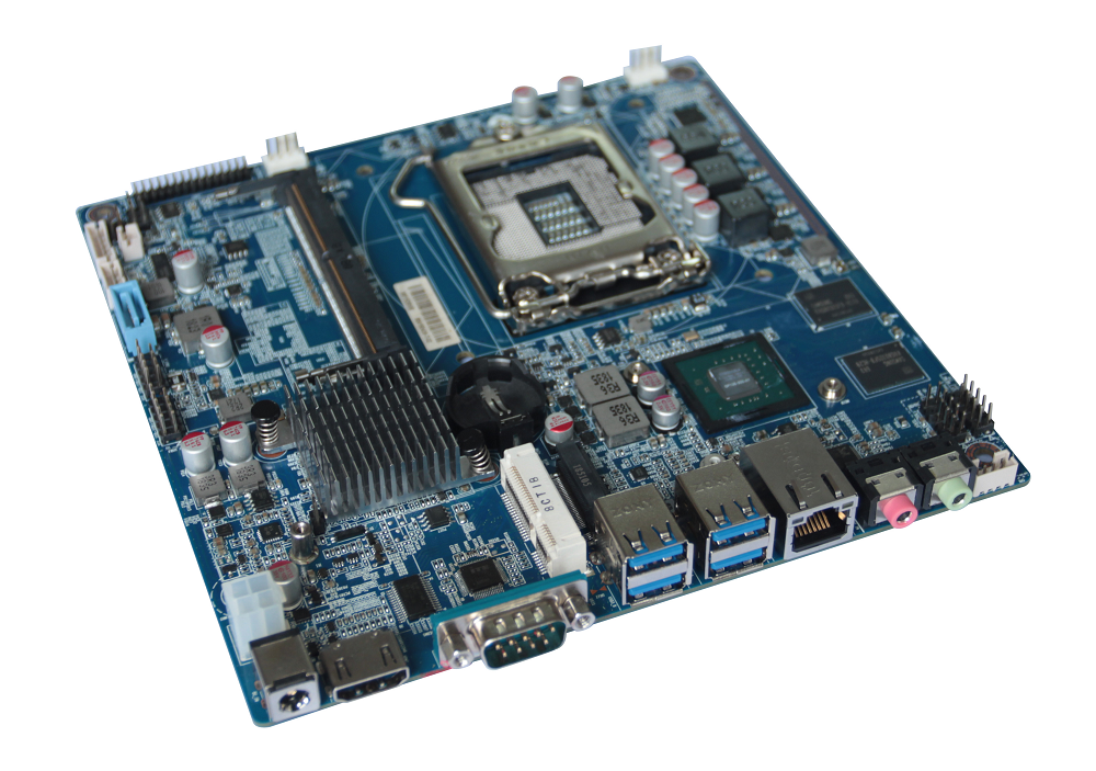H310芯片组独显工控主板GT1030独显MINI-ITX主板