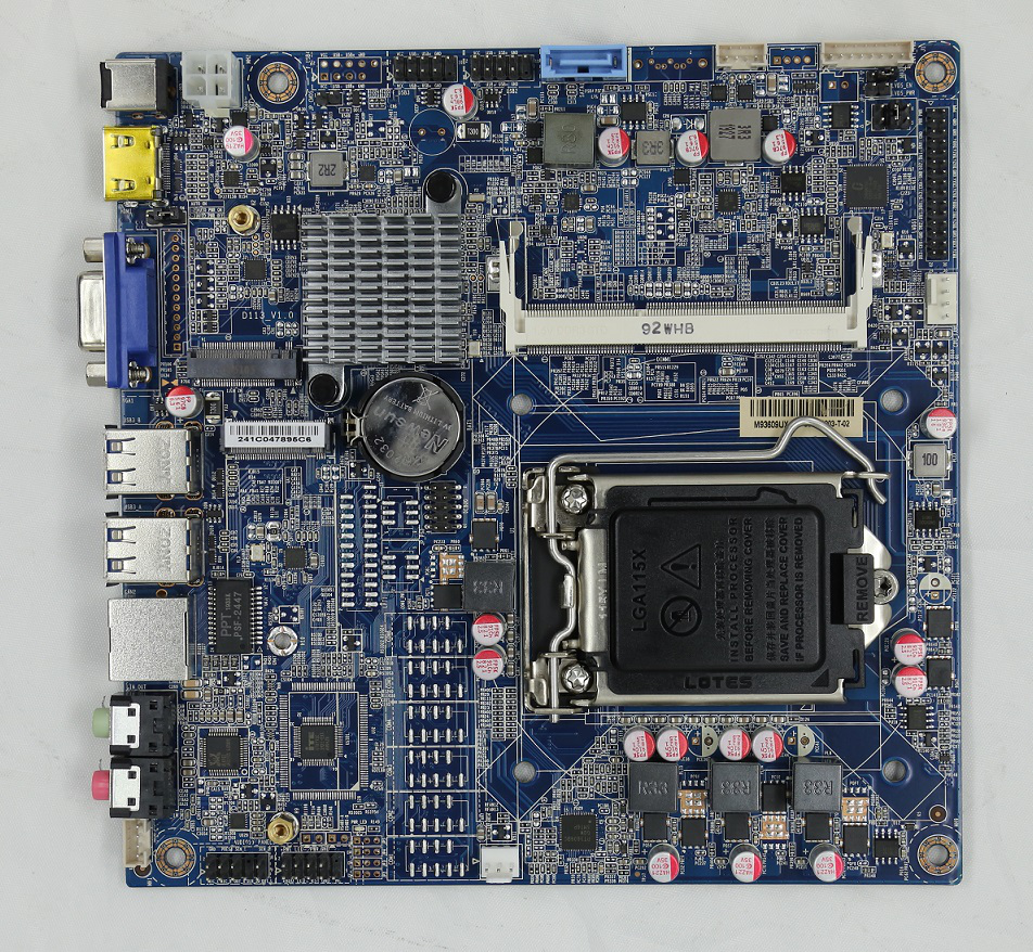 H310C芯片组超薄MINI-ITX工业主板,支持intel6/7/8/9代CPU主板
